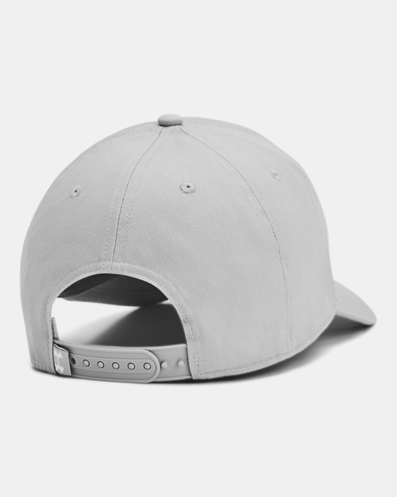 男士UA SportStyle Snapback運動帽 in Gray image number 1